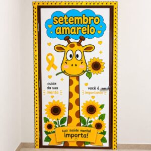 PAINEL DE PORTA SETEMBRO AMARELO 💛