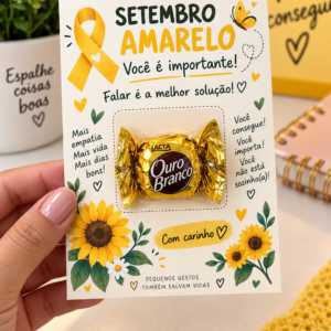 Cartão setembro amarelo