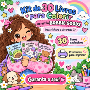 Pack 30 Livros para Colorir 😍