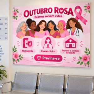 PAINEL SAÚDE OUTUBRO ROSA🩷