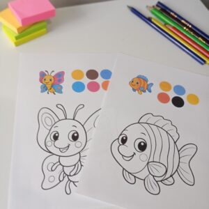 Animais para Colorir sensorial